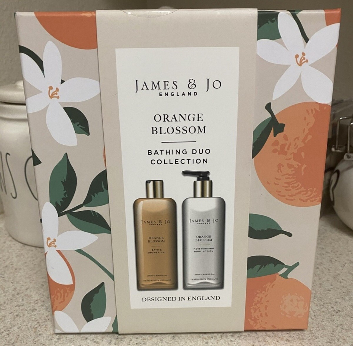 New James & Jo England Orange Blossom Luxury Bath & Body Set