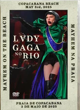Lady Gaga Double DVD Live in Copacabana 2025 - Brazil (Mayhem on the beach)