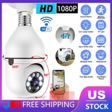360  Panoramic wifi Camera Light Bulb Wireless Security Home Garden IP Camera