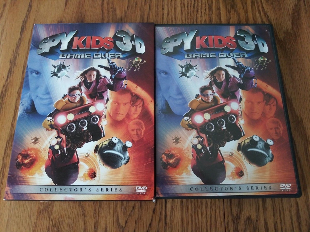 Spy Kids 3: Game Over (DVD, 2004, Includes both 2-D and 3-D