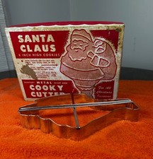VTG Christmas Holiday Santa Claus Cookie Past...