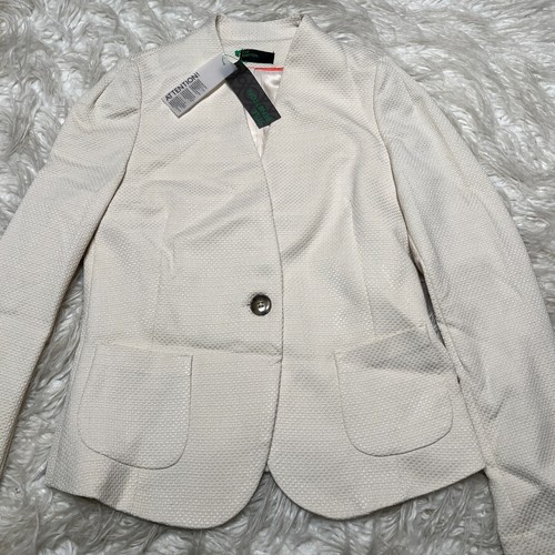 BLAZER/BENETTON GIACCA BENETTON COLORS OF CREMA DA DONNA - Foto 5 di 8