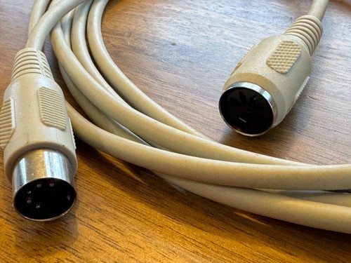 5-Pin DIN Cable - 10' (feet) - Male to Female Extension - Vintage New Old Stock - Picture 2 of 2