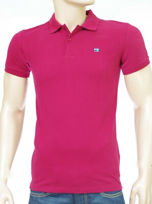 SCOTCH & SODA Herren Poloshirt bordeaux Classic Clean Pique POLO Berry Gr. S