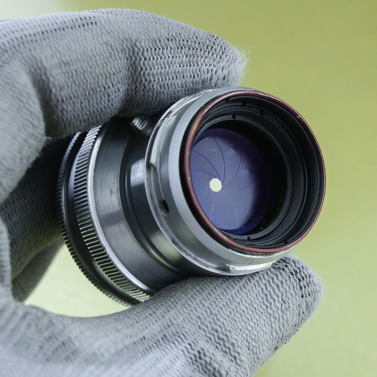 Contax RF bayonet Sonnar 2 / 5 cm chrom, red T Carl Zeiss Contax RF bayonet Sonnar 2 / 5 cm chrom, red T Carl Zeiss