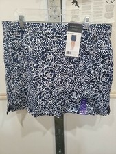 Rafaella Women's Supreme Stretch 4.5" Inseam Comfort Skort w/ Mesh Shorts