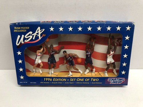 1996 TEAM USA Basketball Starting Lineup Sets 1 and 2 ** Factory Sealed ** - 第 2/9 張圖片