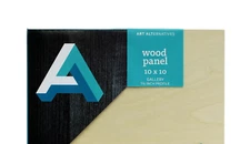 Classic Wood Panel Gallery, 1.5" Profile, 10" x 10" NEW