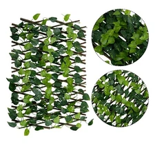 Artificial Leaf Faux Expandable Stretchable Privacy Fence Screen-Garden-Decor
