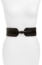 Halogen Nordstrom Women's 2  WAIST FIT Belt Black S/M Small/Medium 28" NWOT