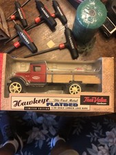 ERTL 1931 HAWKEYE FLATBED LUMBER LOAD BANK  TRUE VALUE 1/34 SCALE  NIB