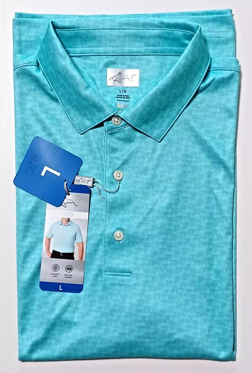 Greg Norman Men's ML75 Short Sleeve Buttons Shirt, Green, Size