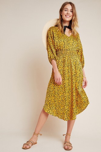 Anthropologie Marigold Midi Dress 