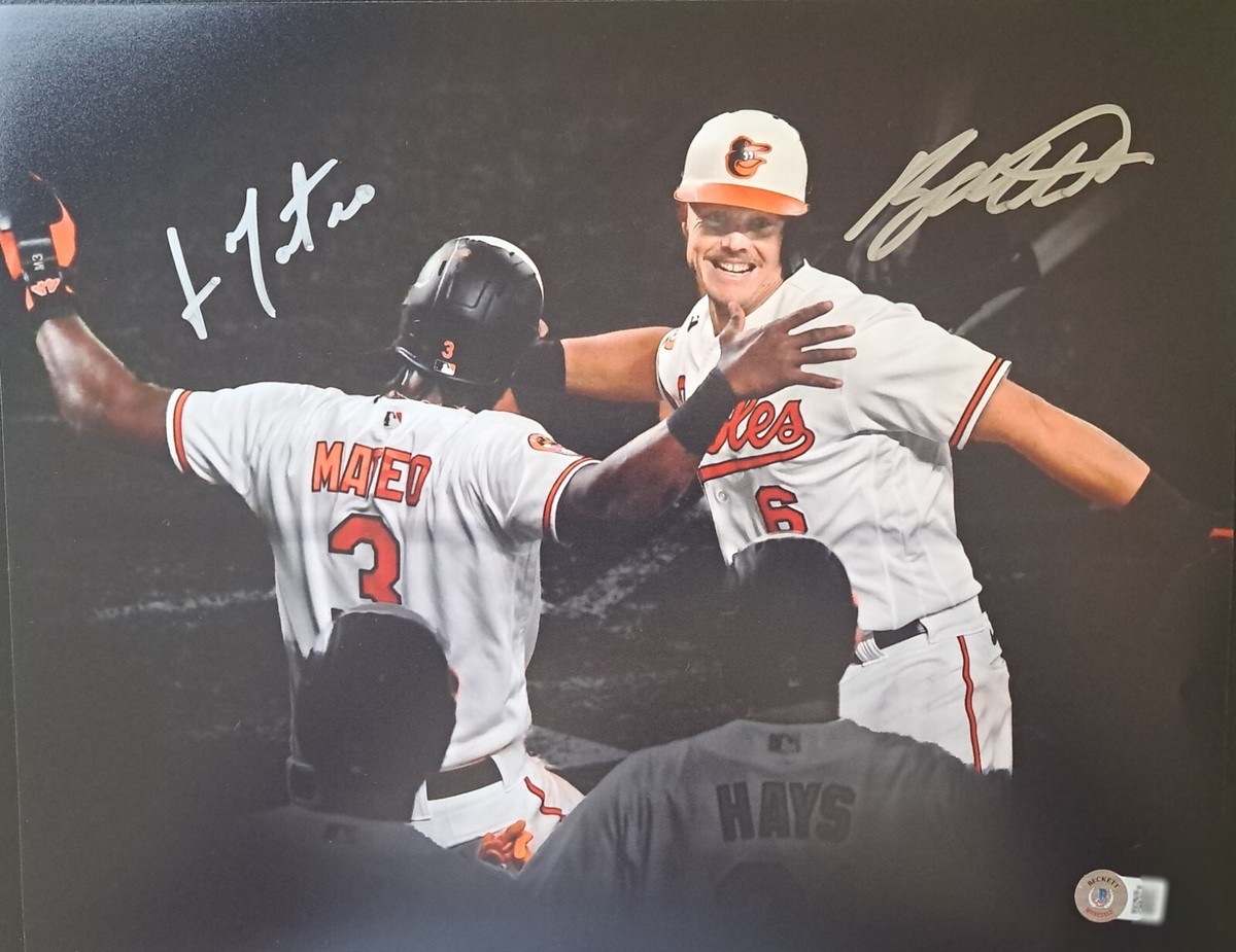 Ryan Mountcastle Jorge Mateo Baltimore Orioles Signed 11x14 Pic