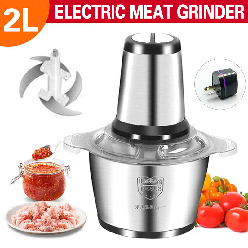 Electric Meat Grinder Food Vegetable Processor Chopper Mincer Maker Machine Home