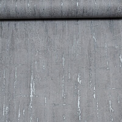 Einfache Anthrazit Metallic Tapete Schimmer Struktur Free Match Schlafzimmer Wohnzimmer