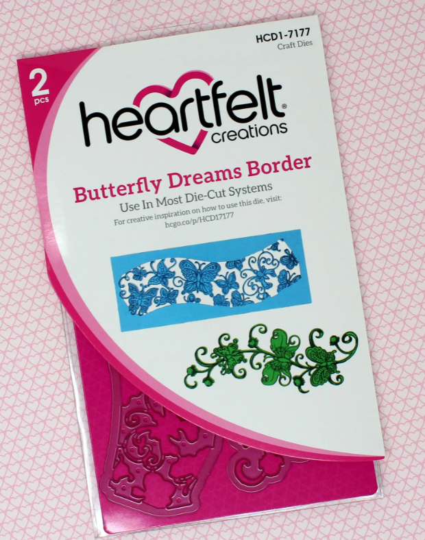 Heartfelt Creations Craft Die ~ BUTTERFLY DREAMS BORDER
