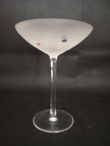 SAINT LOUIS leere Schale Standtasche Cocktailschale blickdicht mit 6 Süßigkeiten - Bild 3 von 6