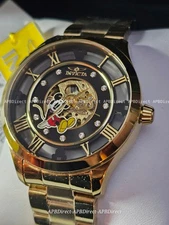 Invicta - Mickey Mouse #295 Mechanical Automatic  Disney GOLD mens watch 