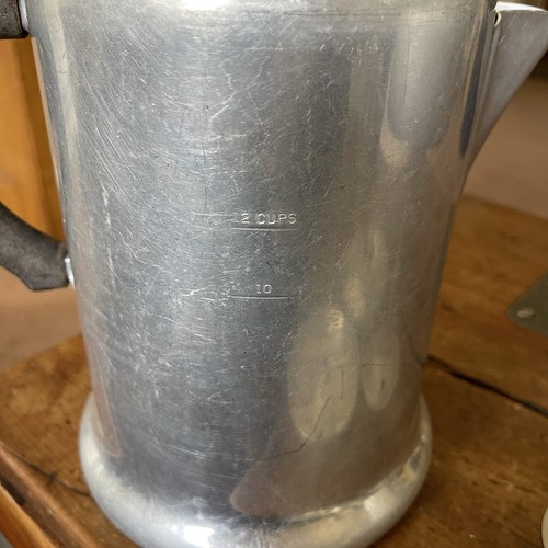 Vintage Buckeye 12 Cup Aluminum Ware Percolator Camping Coffee Pot Clean US-Made - Picture 11 of 18