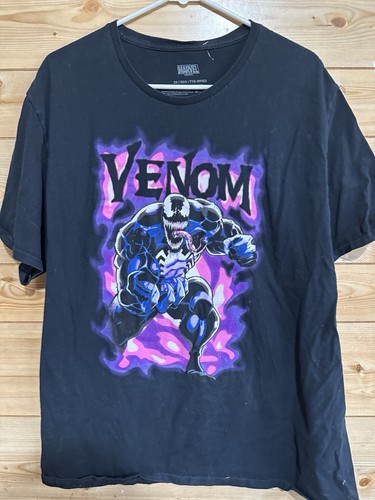 Venom Marvel Shirt 2XL XXL Villain Comics Schwarz Grafik Vintage Y2K Cartoon