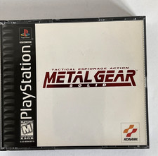 Metal Gear Solid Sony PlayStation 1 1999 Complete in Box with Registration Card