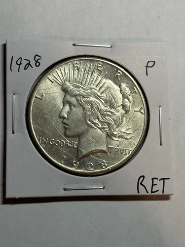 1928 P PEACE SILVER DOLLAR NICE UNC DETAIL KEY DATE