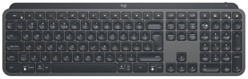 Logitech MX Keys Wireless Illuminated Keyboard for Business, QWERTZ German Layou - Image 2 of 4