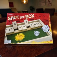 Shut the Box Classic Game By Schylling Complete Roll The Dice
