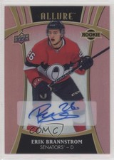 2019 Upper Deck Allure Rookies Pink Diamond 49/59 Erik Brannstrom #117 Auto 7b5