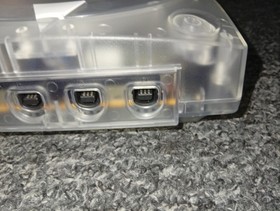 Sega Dreamcast Console Pal VA1 Transparent Case Bundle - Controller,VMU & Cables