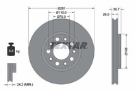 2Er-Set 2Er Set Bremsscheibe Textar 92230103 Alfa Romeo 51806278 Alfa Romeo 5181