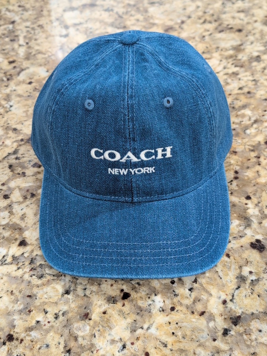 Denim Coach Baseball Style Hat. S/Xs New. Never Worn. Tags  display picture 2