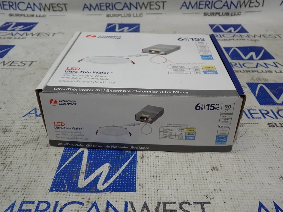 Lithonia Lighting WF6 LED 264T3R 30K40K50K Pila 5 rondas 6" Foto 4 de 4