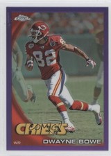 2010 Topps Chrome Retail Purple Refractor 311/555 Dwayne Bowe #C177 9bp