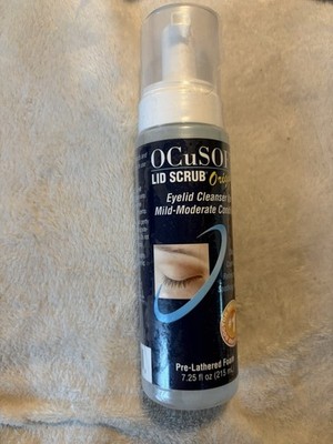 OCuSoft Lid Scrub Foam 7.25 fl oz BIG BOTTLE Pre-Lathered Foam Original Eyelid