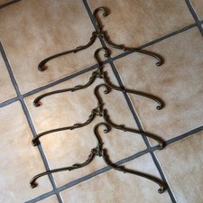 Antik ,Messing ,Kleiderbügel ,4 Stück