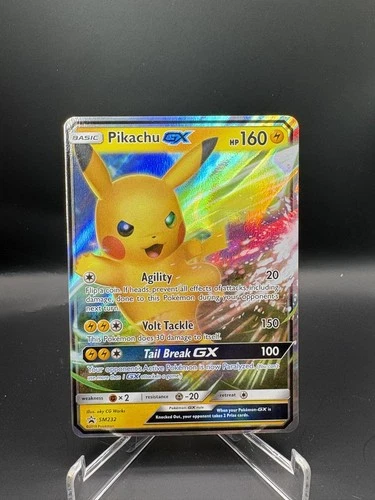 Pikachu GX SM232 - Sun & Moon Black Star Promo Holo Rare Pokemon TCG NM