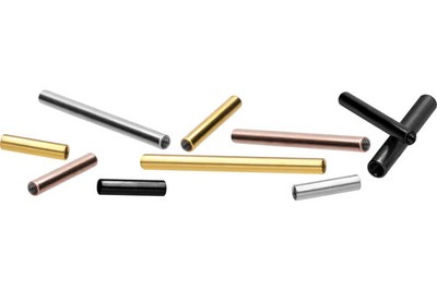 PIERCINGLINE  Piercing Titan Barbell mit Gewinde ohne Kugeln