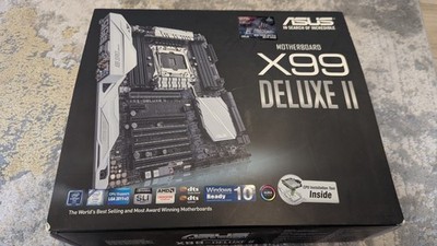 Asus X99 Deluxe II Motherboard Bundle w/ Accs | i7-6850K | 64GB RAM | R9 280
