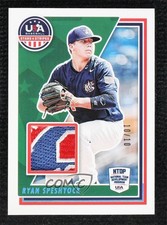 2022 USA Baseball Stars & Stripes Materials Holo Blue /10 Ryan Speshyock 1s10