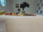 Huge Lot Vtg 30+ Fisher Price Little People Wooden Plastic And Accessories Car