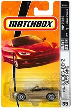 Brand new gold 2009 Matchbox #35/100 VIP Rides #2/7 Mercedes-AMG SL55 AMG