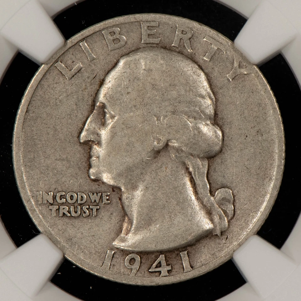 1941-S 25c Silver Washington Quarter - Large Serif S FS-503 - NGC VF 30 - X6017 - Image 3 of 4