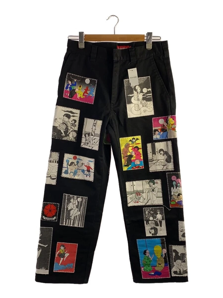 Pantalon de travail Supreme toshio saeki noir 30 Occasion