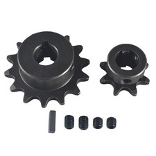 Jackshaft Sprockets 40/41/420 Chain 5/8" Bore 14 Tooth  8 Tooth 3/16" Keyway