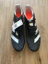 NWT - adidas Adizero Avanti Boost Track Field Shoes Black White - Men's 13