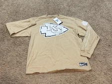 Nike Kansas City Chief Sideline Player Team Issued Long Sleeve Shirt Size Medium