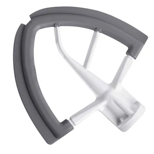 Silicone+Alloy Edge Beater Paddle For Kitchenaid Bowl-lift Stand Mixer 6 Quart b