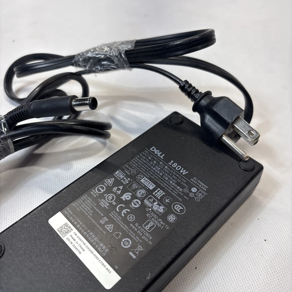 GENUINE Dell 180W LA180PM180 AC Power Adapter 19.5V - 3XYY8 - Image 3 of 3